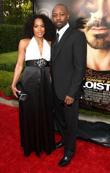 Nelsan Ellis and Tiffany Snow at The Soloist Premiere.