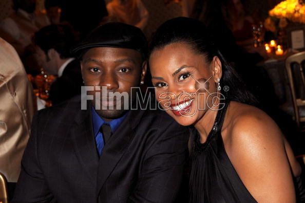 Nelsan Ellis and Tiffany Snow at the 2010 SAG Awards.