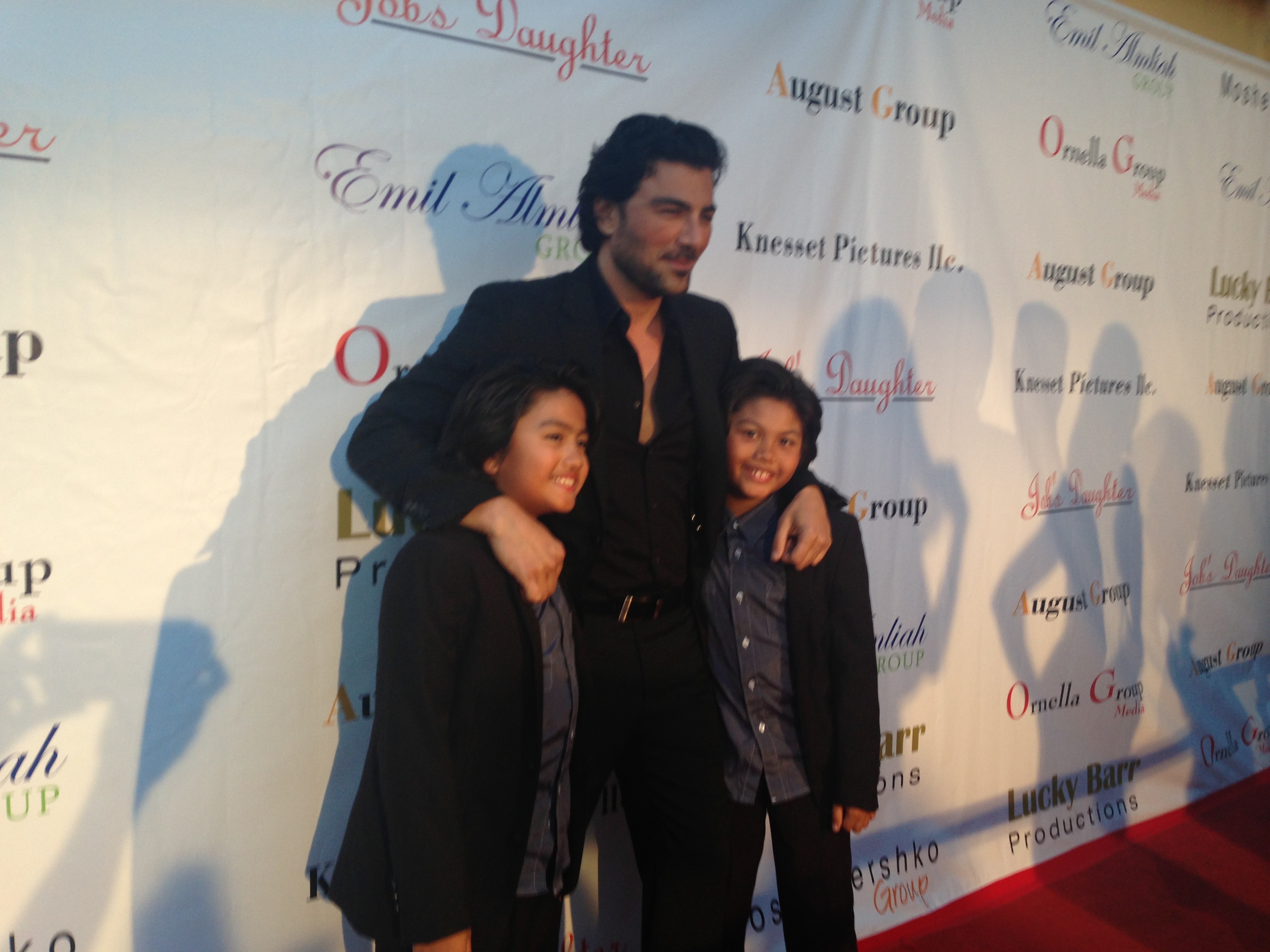 Jordan Besana and Jayden Besana at a Red Carpet premiere