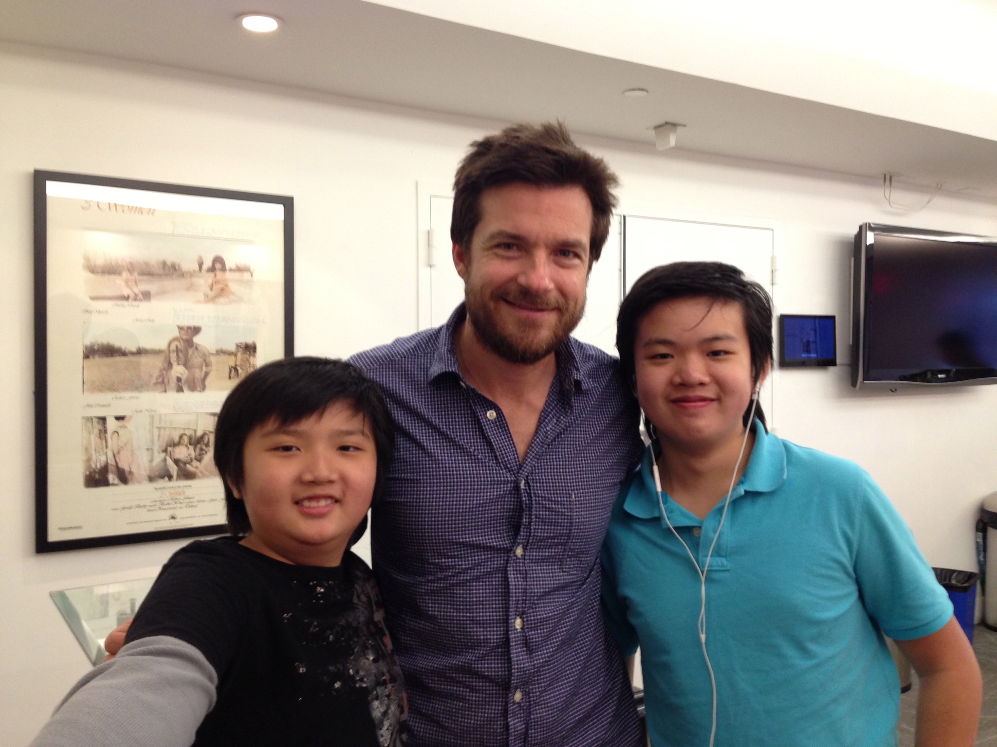 Still Michael Zhang ( The Avengers)(Space Warriors) withJason Bateman (Bad Words) and Matthew Zhang(Bad Words).