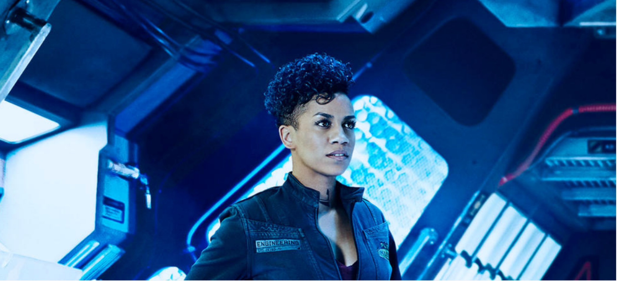 Dominique Tipper as Naomi Nagata in Syfy's The Expanse