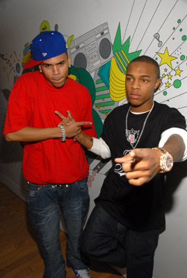 Shad Moss and Chris Brown