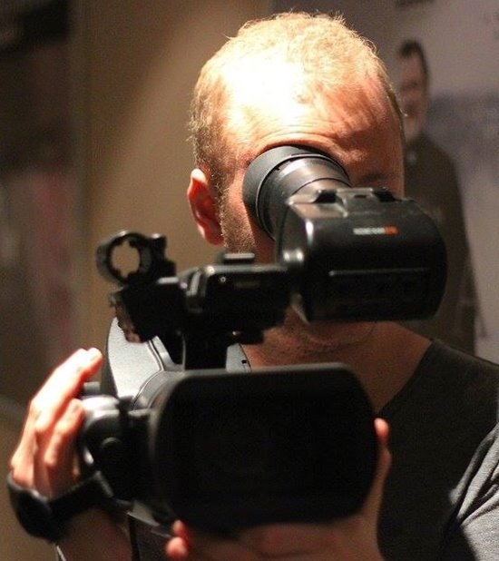 Director of Photography David J.B Craig on the set of Piracy