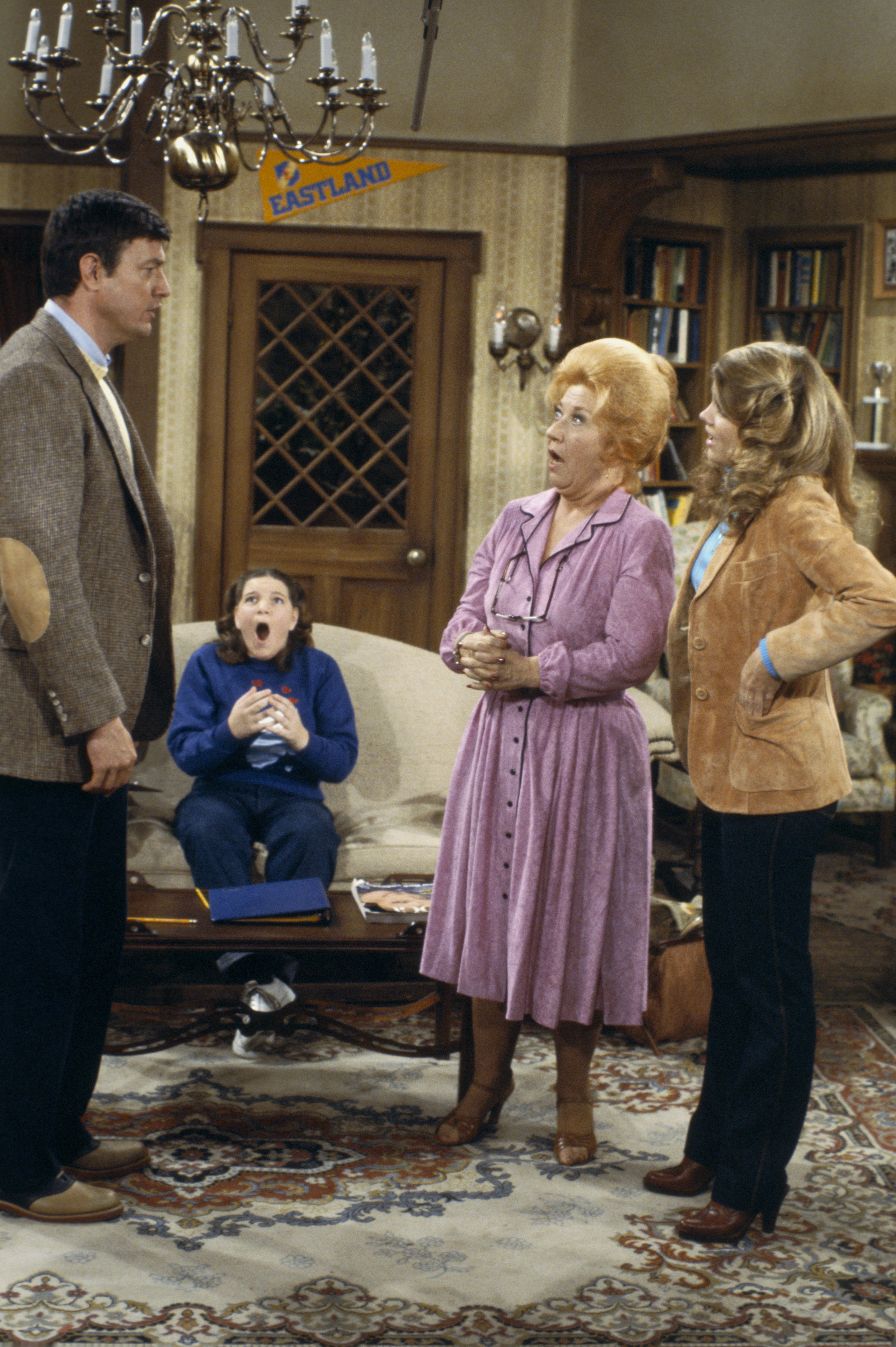 Still of Mindy Cohn, John Lawlor, Charlotte Rae and Lisa Whelchel in The Facts of Life (1979)