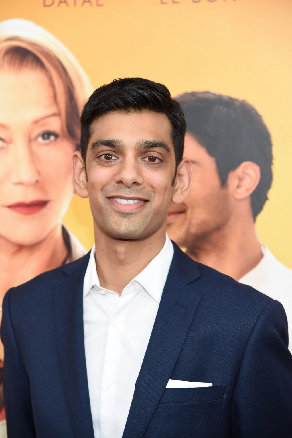 Amit Shah (Mansur) at the World Premiere of THE HUNDRED-FOOT JOURNEY in New York.