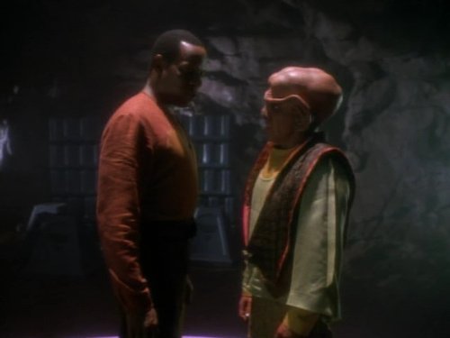 Still of Avery Brooks and Armin Shimerman in Star Trek: Deep Space Nine (1993)
