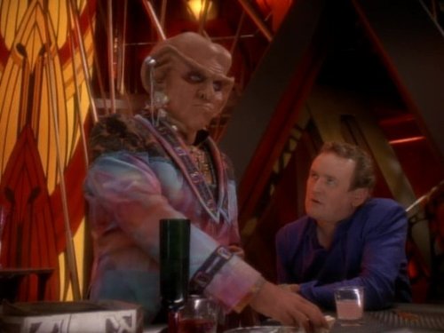 Still of Colm Meaney and Armin Shimerman in Star Trek: Deep Space Nine (1993)