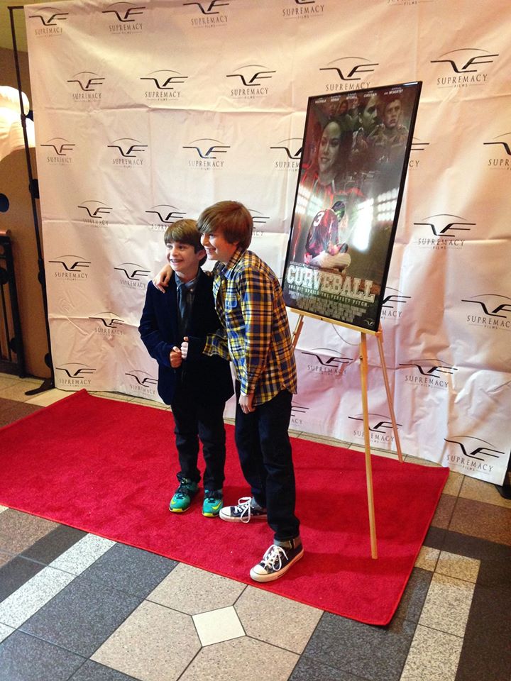 Josh at the Atlanta red carpet premiere of Curveball