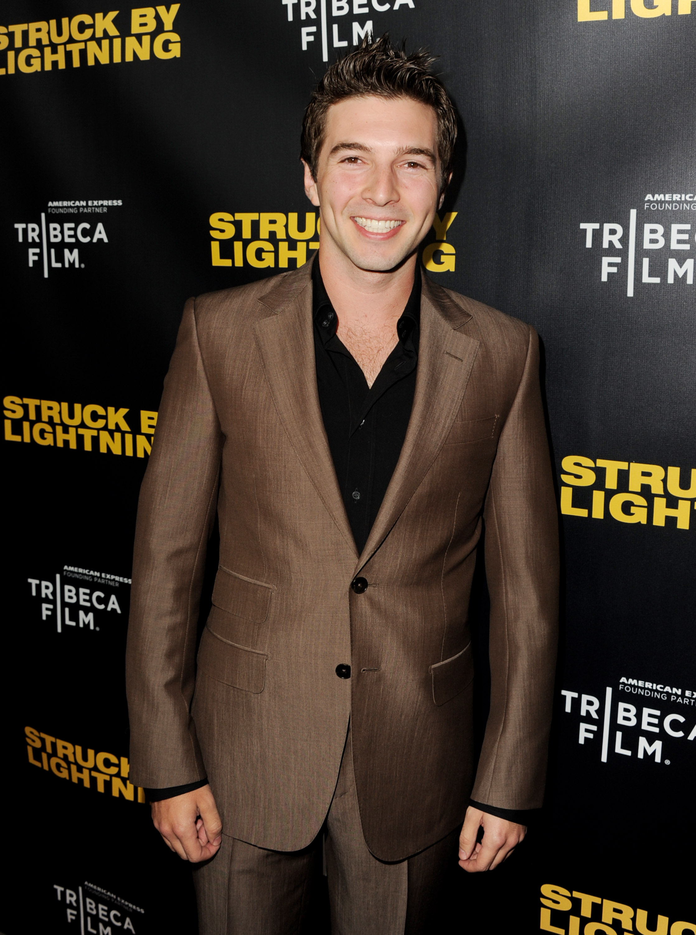 Roberto Aguire at LA premiere of Struck By Lightning