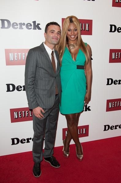 With Laverne Cox at US premiere of Derek (Netflix)