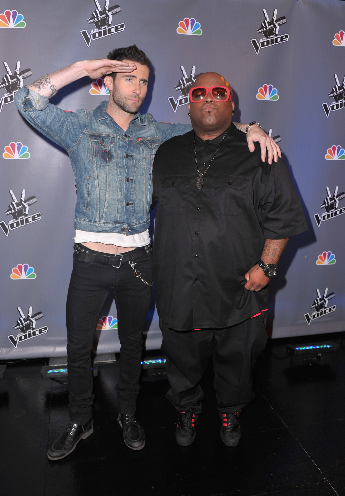 CeeLo Green and Adam Levine