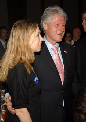 Bill Clinton and Chelsea Clinton