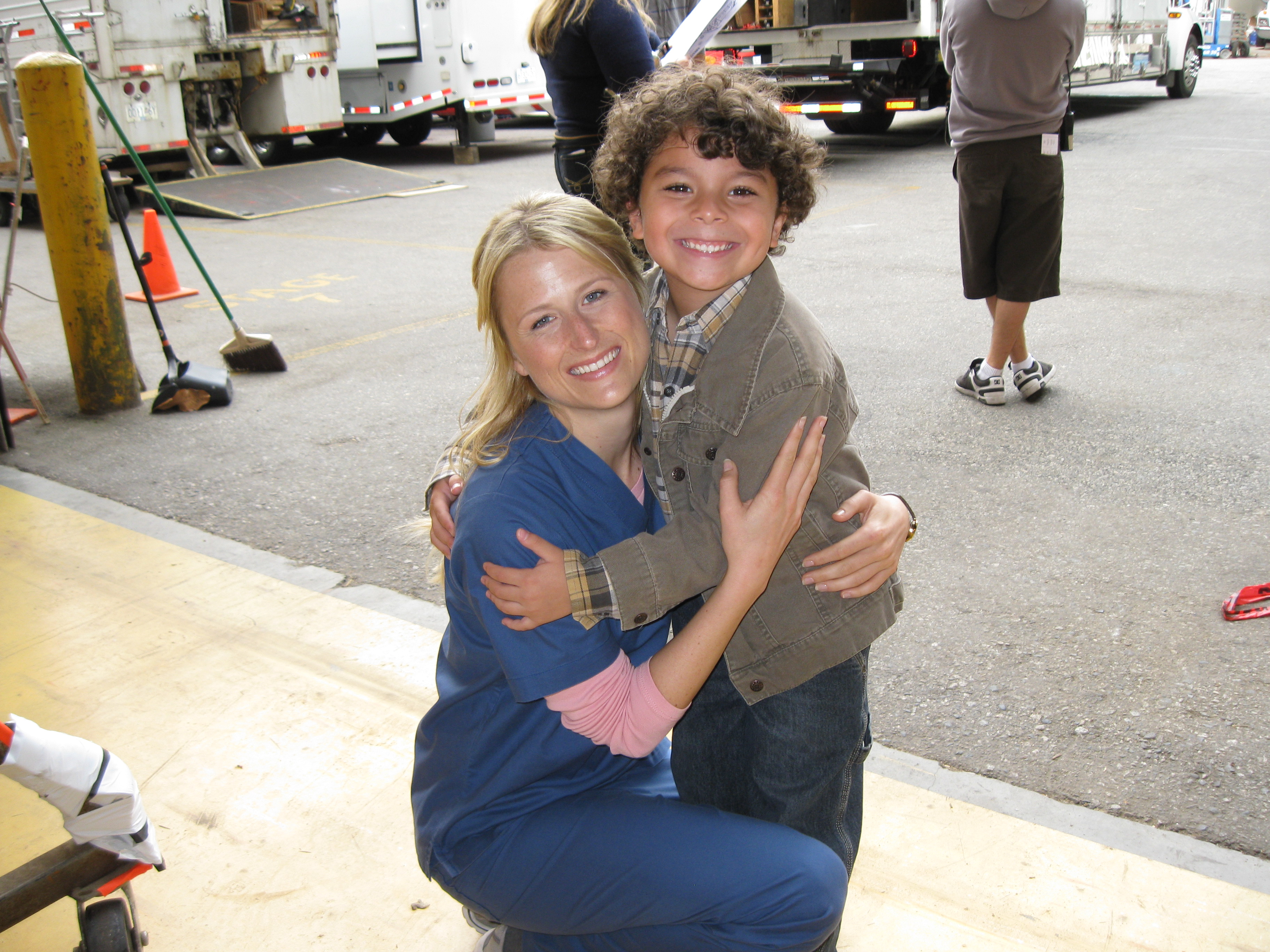 Bruce onset of Emily Owens with Mamie Gummer
