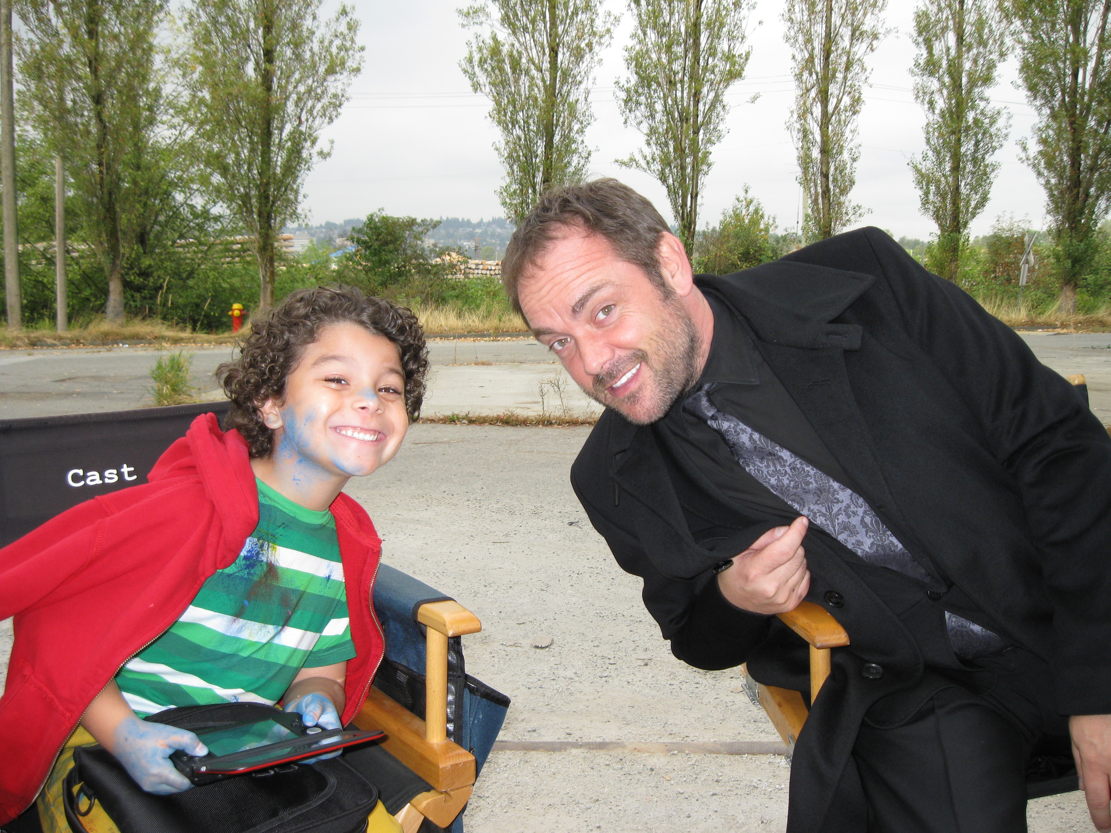 Bruce onset of Supernatural with Mark Sheppard