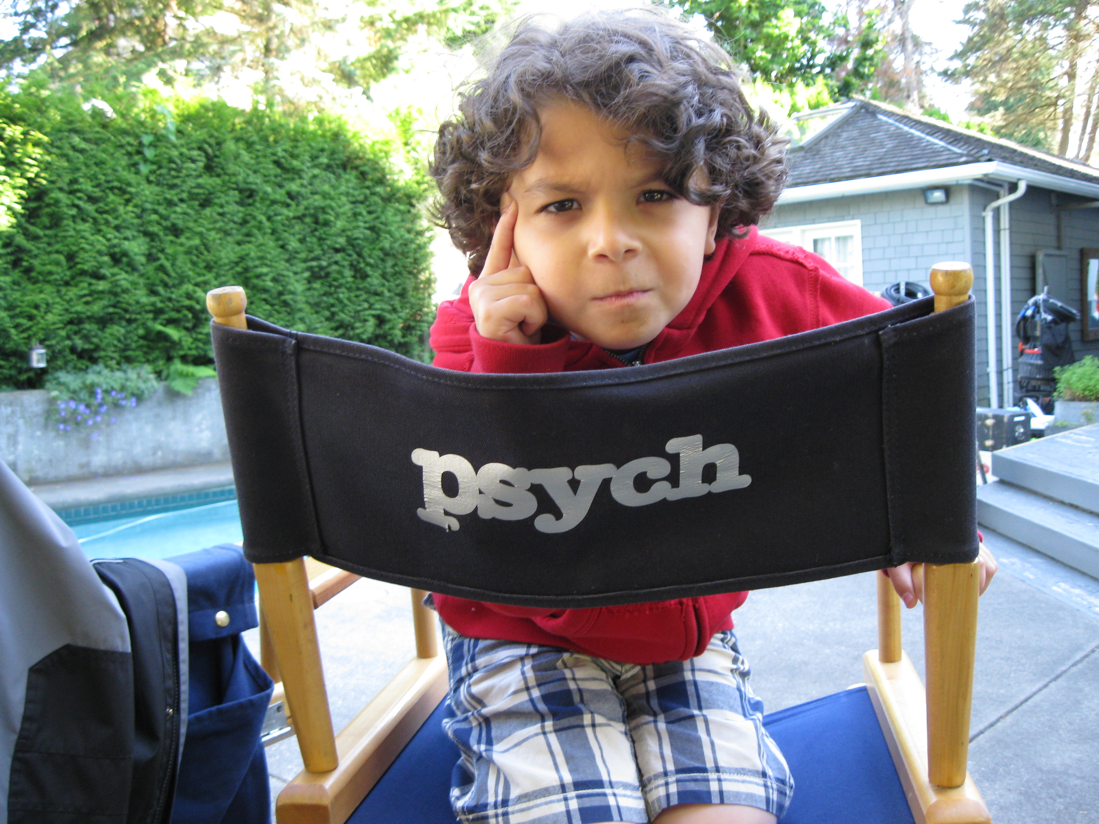 Bruce onset of Psych-actors chair