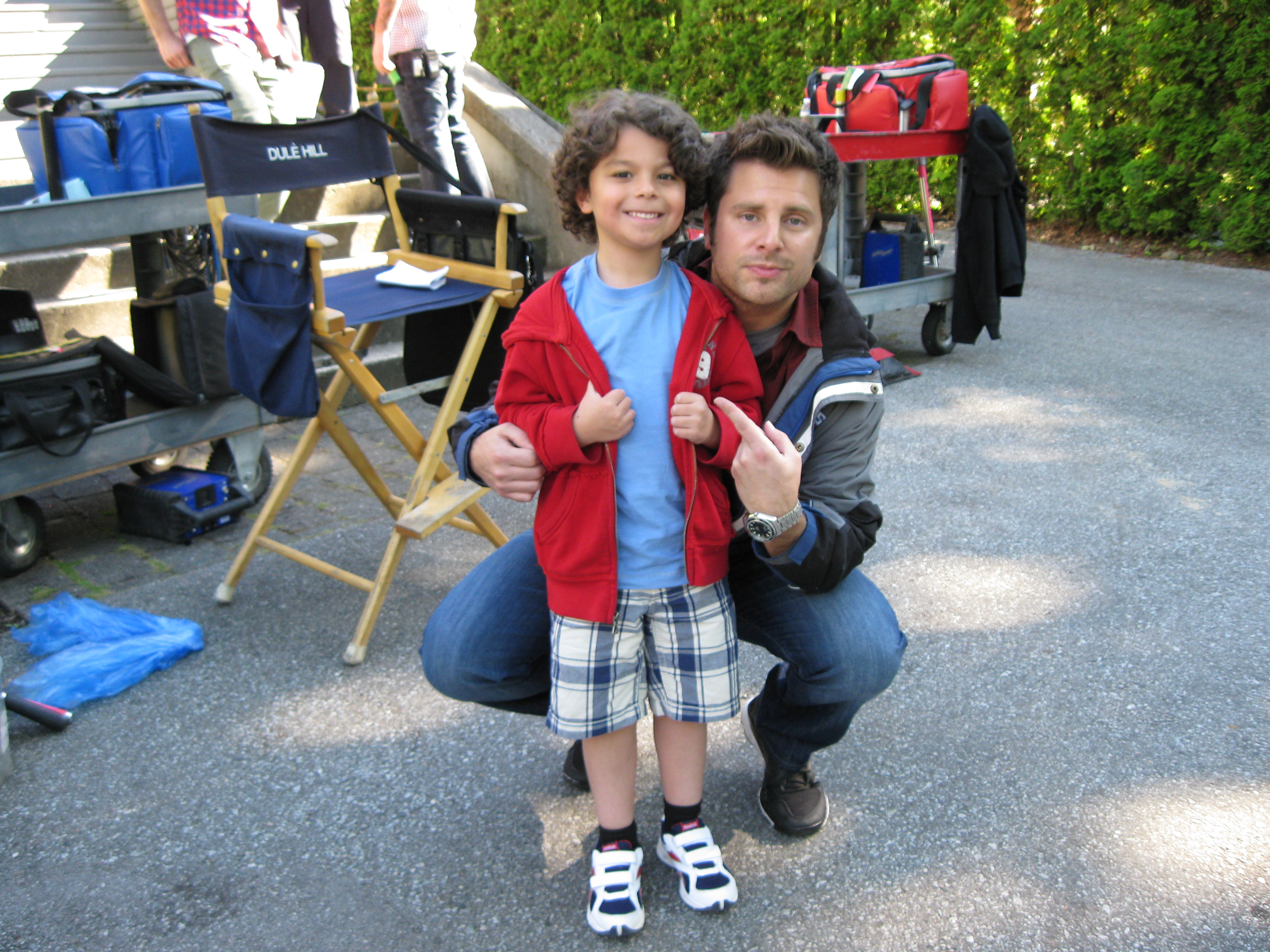 Bruce onset of Psych with James Roday