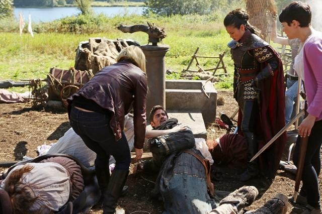 Still of Ginnifer Goodwin, Jennifer Morrison, Jamie Chung and Colin O'Donoghue in Once Upon a Time (2011)