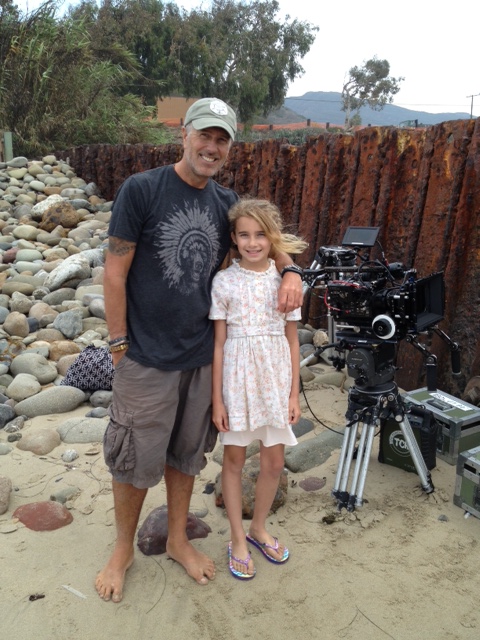 Angelina with Director of Bombshell, Jason Lehel