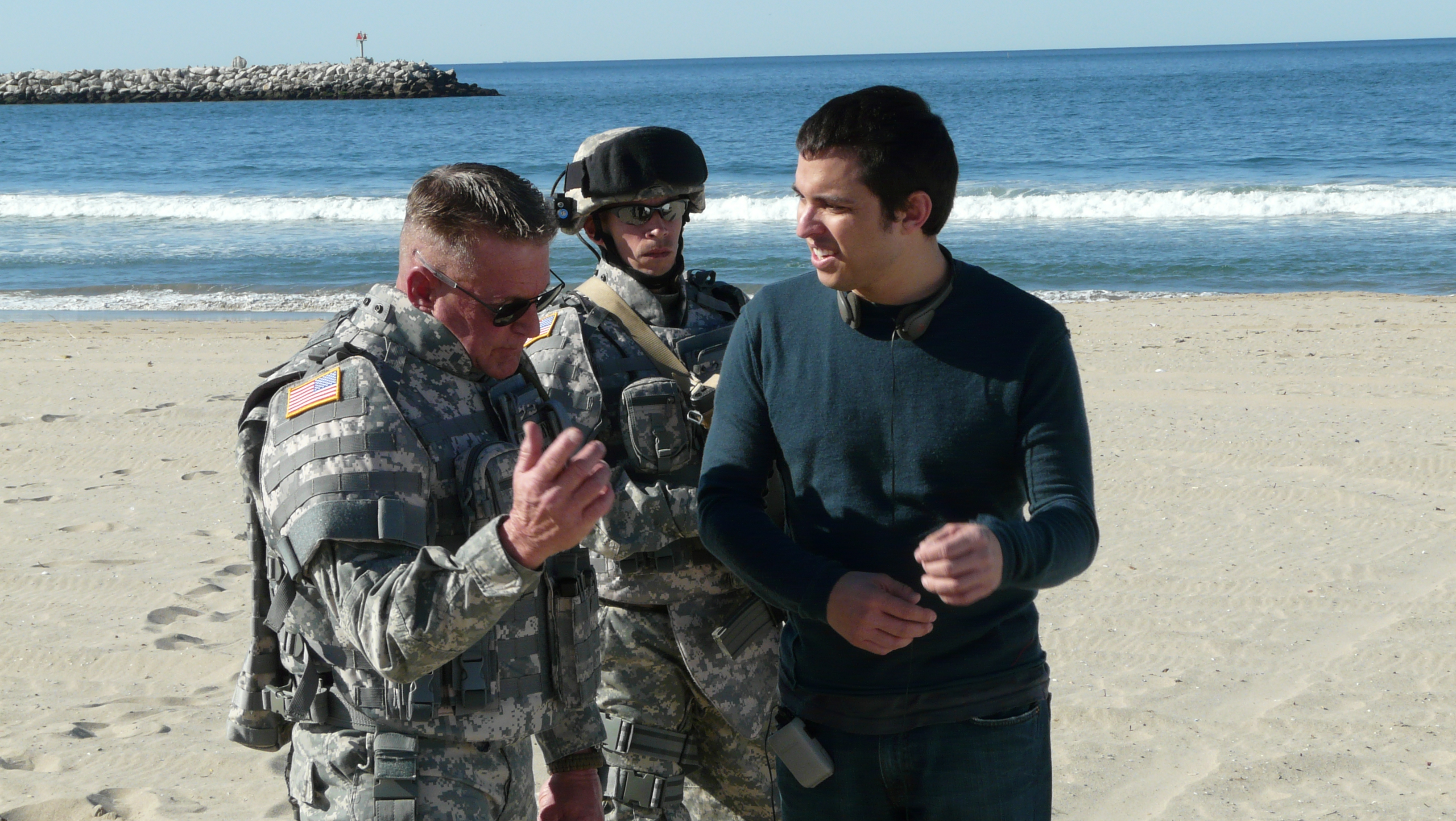 Tony E. Valenzuela on set. (2008)