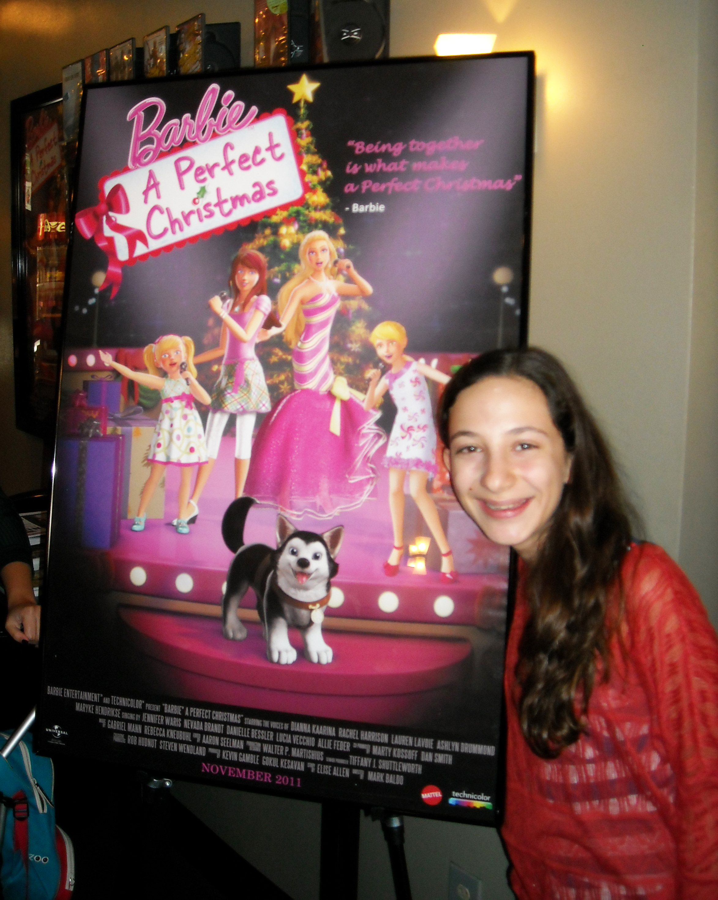 Lucia Vecchio at the screening of 
