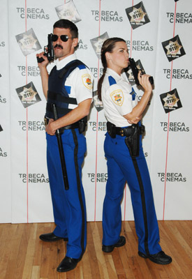 Mary Birdsong and Robert Ben Garant at event of Reno 911!: Miami (2007)