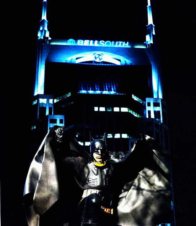 Frank Lyon as Batman in Awkward Exit