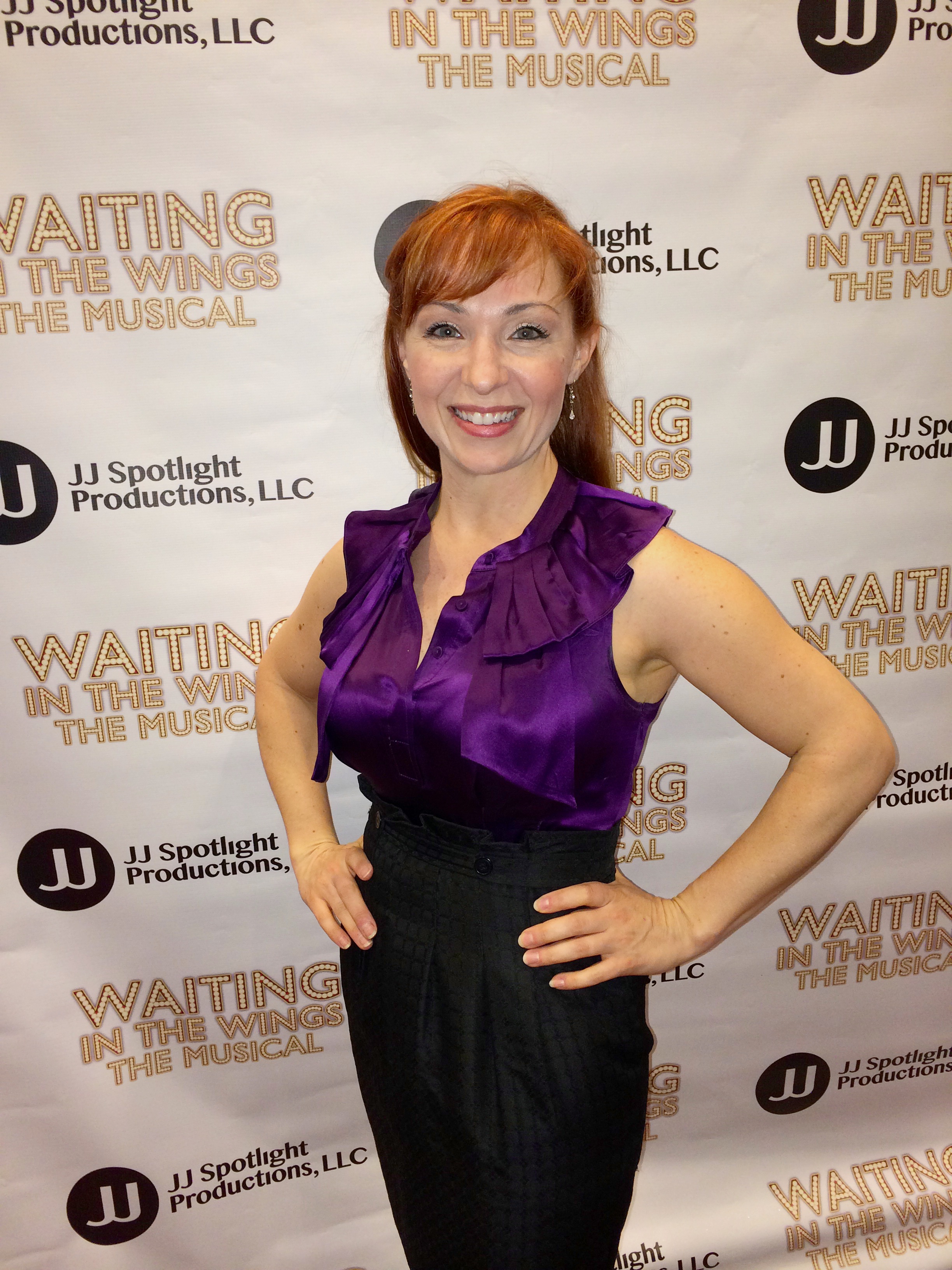 Christina Morrell at the screening of Waiting in the Wings
