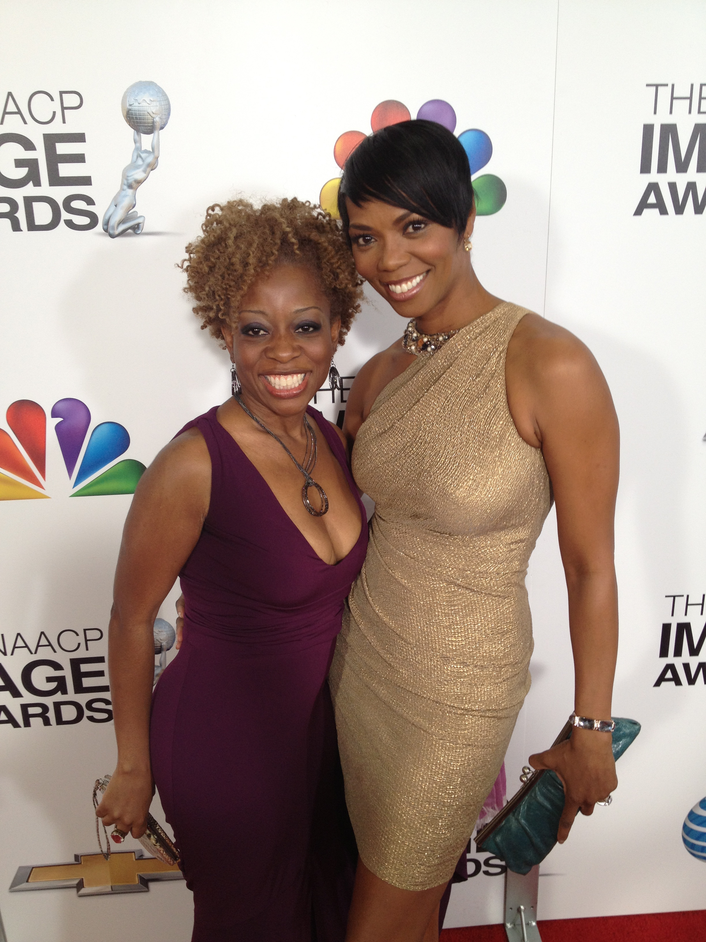 Cas Sigers and Vanessa Williams at the NAACP Image Awards