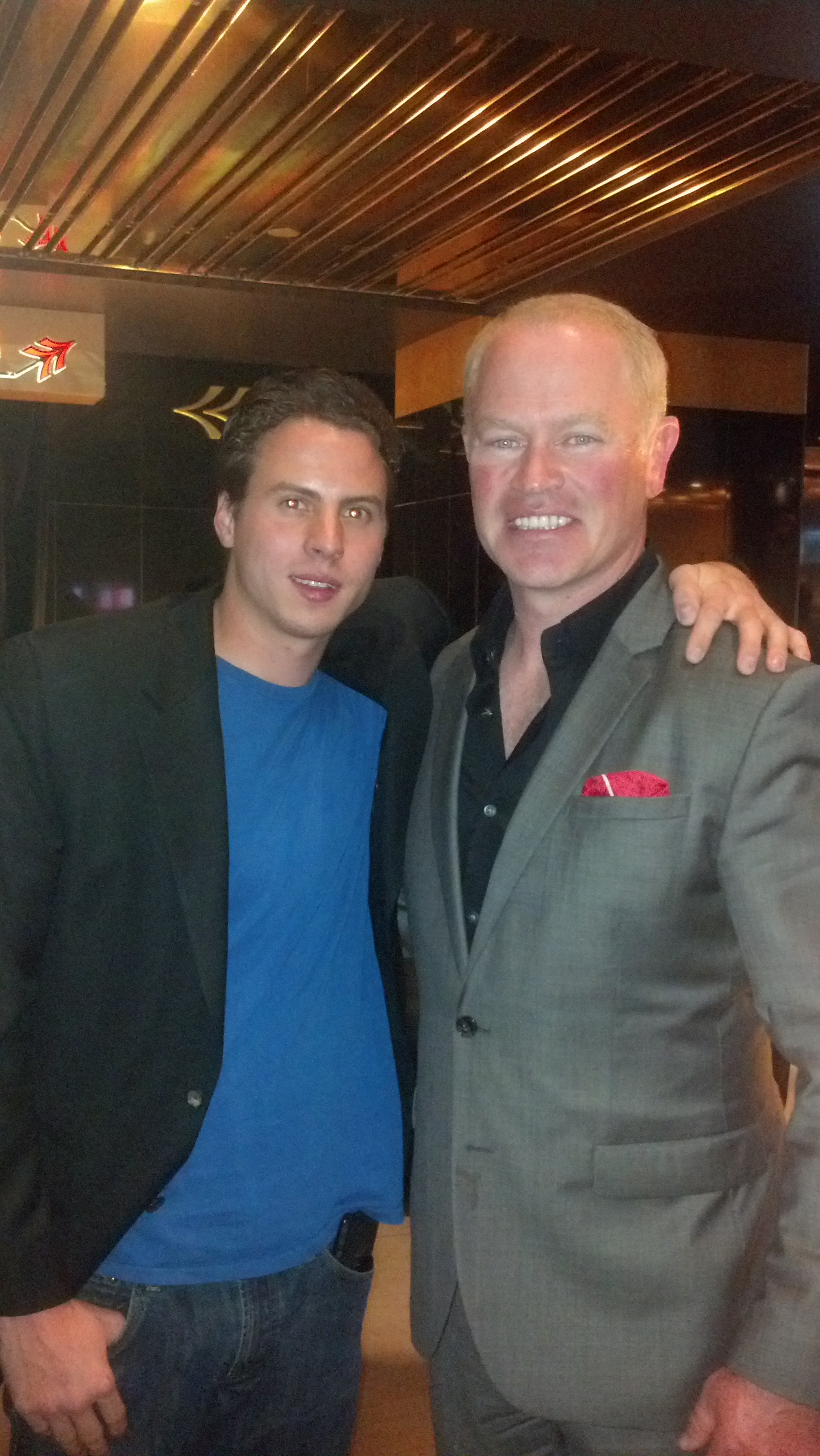 Devon Coull and Neal McDonough at TNT's Mob City Premiere