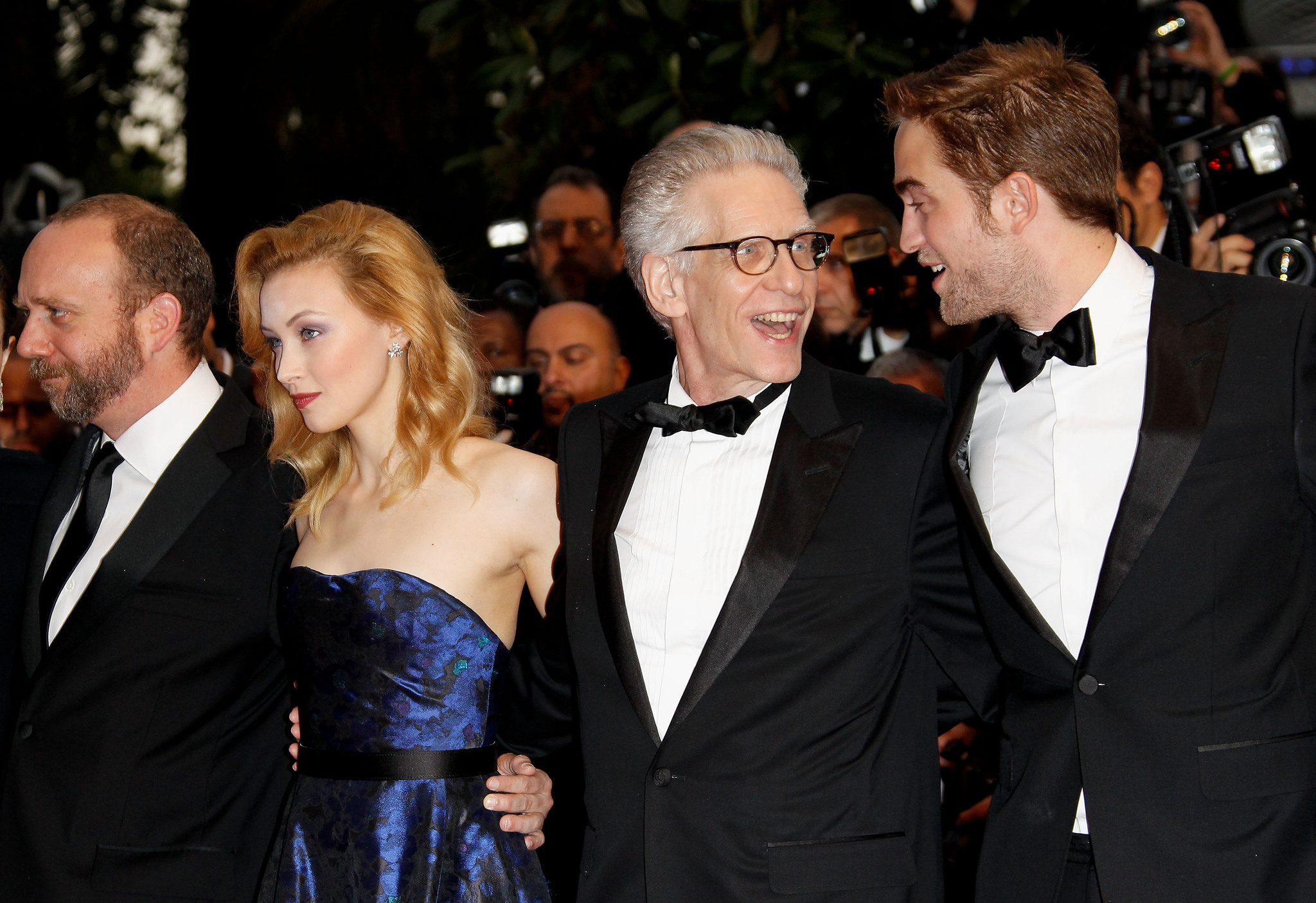 David Cronenberg, Sarah Gadon, Paul Giamatti and Robert Pattinson at event of Kosmopolis (2012)