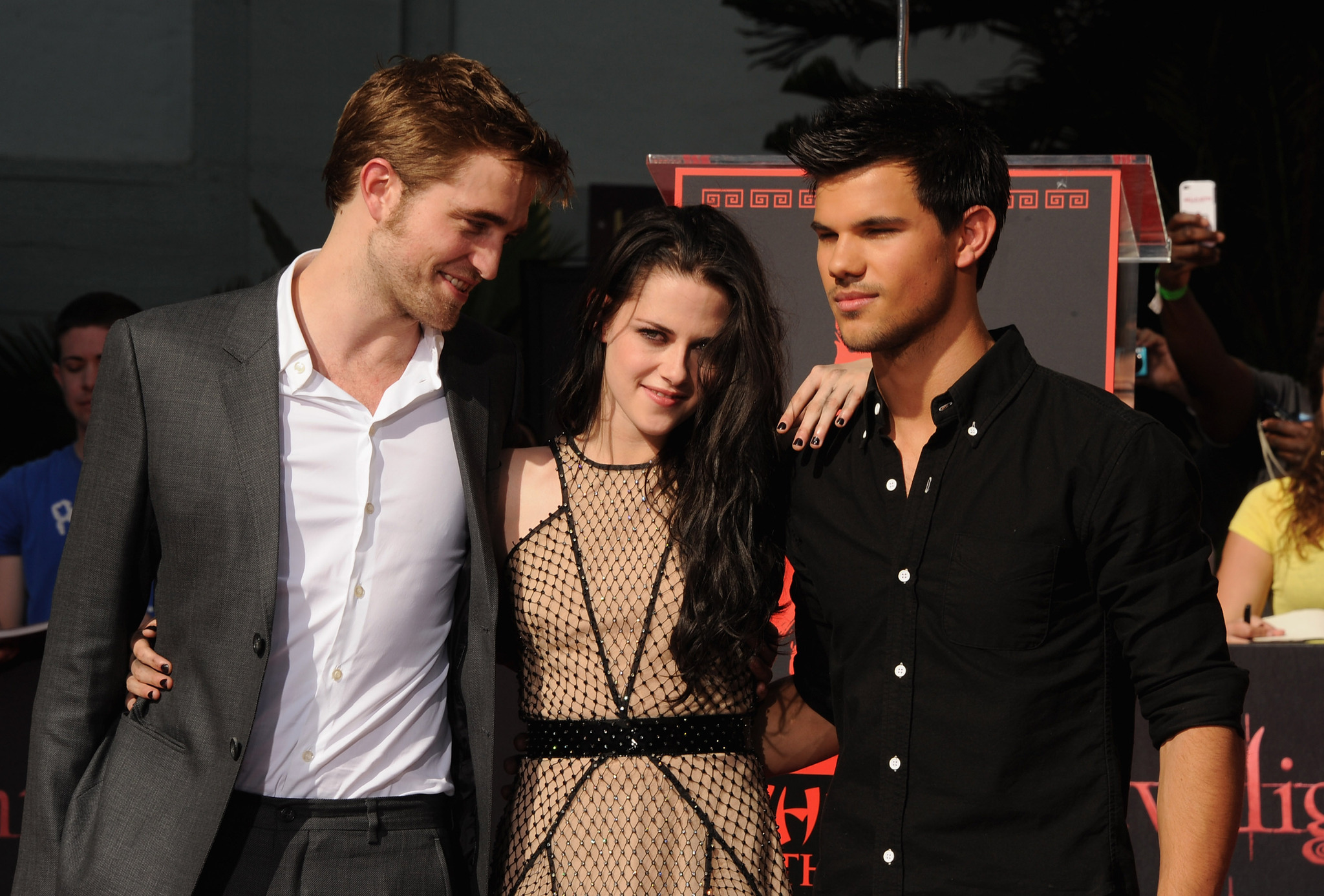 Kristen Stewart, Taylor Lautner and Robert Pattinson