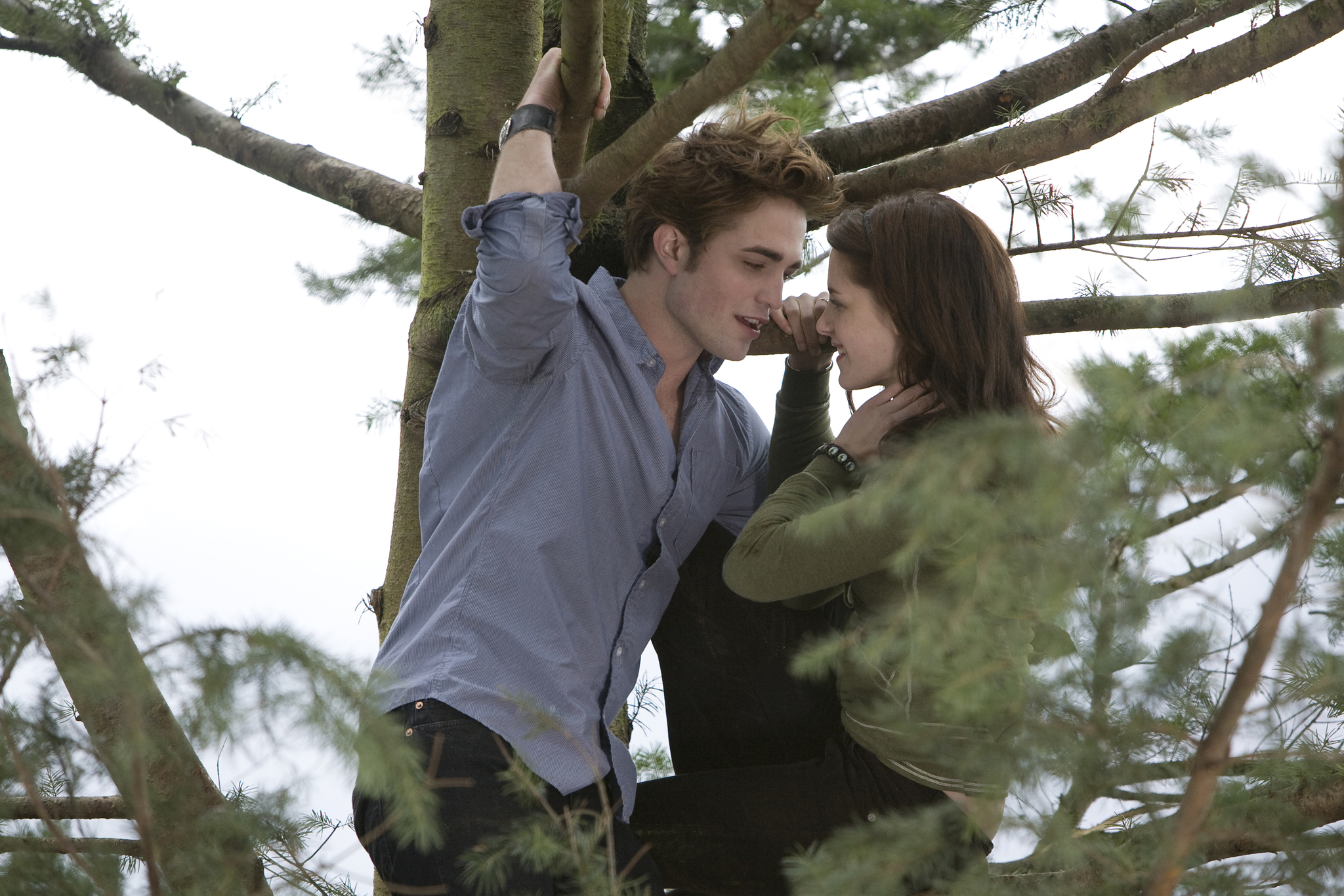 Still of Kristen Stewart and Robert Pattinson in Twilight (2008)