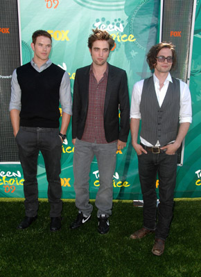 Robert Pattinson, Kellan Lutz and Jackson Rathbone