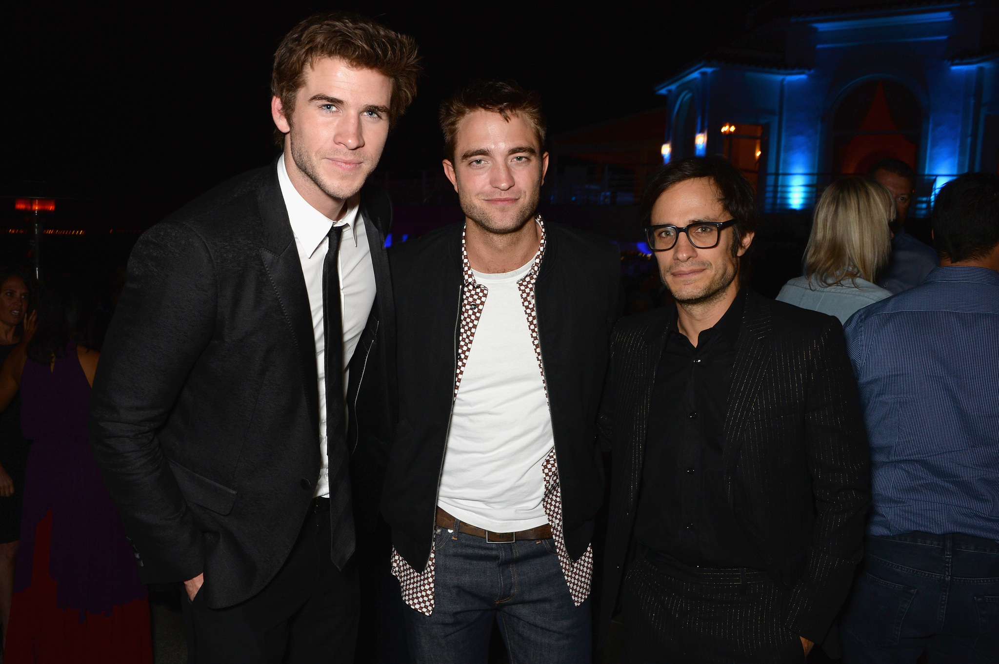 Gael García Bernal, Robert Pattinson and Liam Hemsworth