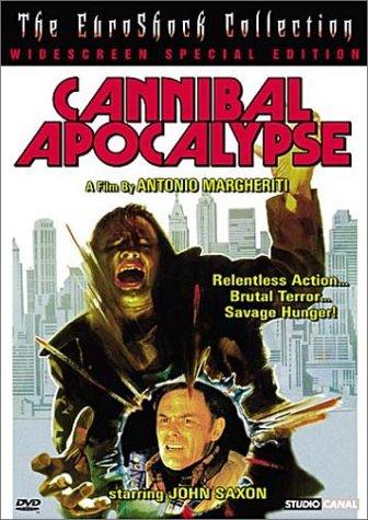 Giovanni Lombardo Radice and John Saxon in Apocalypse domani (1980)