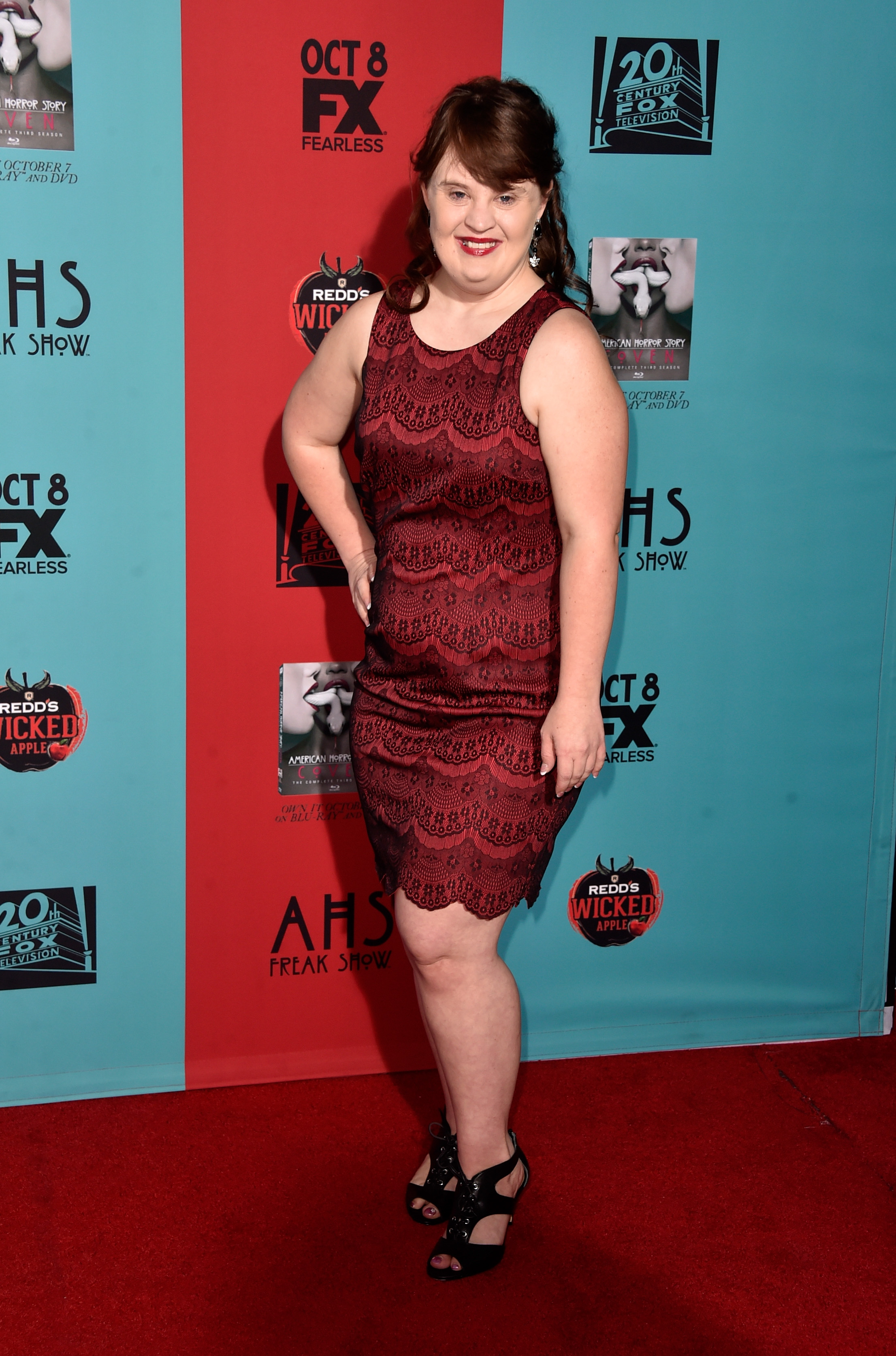 HOLLYWOOD, CA - OCTOBER 05: Actress Jamie Brewer attends FX's 'American Horror Story: Freak Show' premiere screening at TCL Chinese Theatre on October 5, 2014 in Hollywood, California