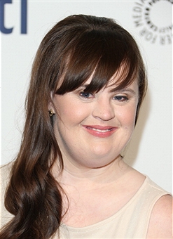 HOLLYWOOD, CA - MARCH 28: Jamie Brewer attends the 2014 PaleyFest - Closing Night Presentation - 'American Horror Story' on March 28, 2014 in Hollywood, California.