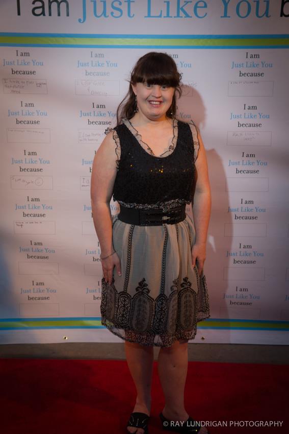 LOS ANGELES, CA - MARCH 20: Actress Jamie Brewer arrives at the Los Angeles premiere of 'Just Like You - Down Syndrome' celebrating World Down Syndrome Day at Zanuck Theater at 20th Century Fox Lot on March 20, 2013 in Los Angeles, California.