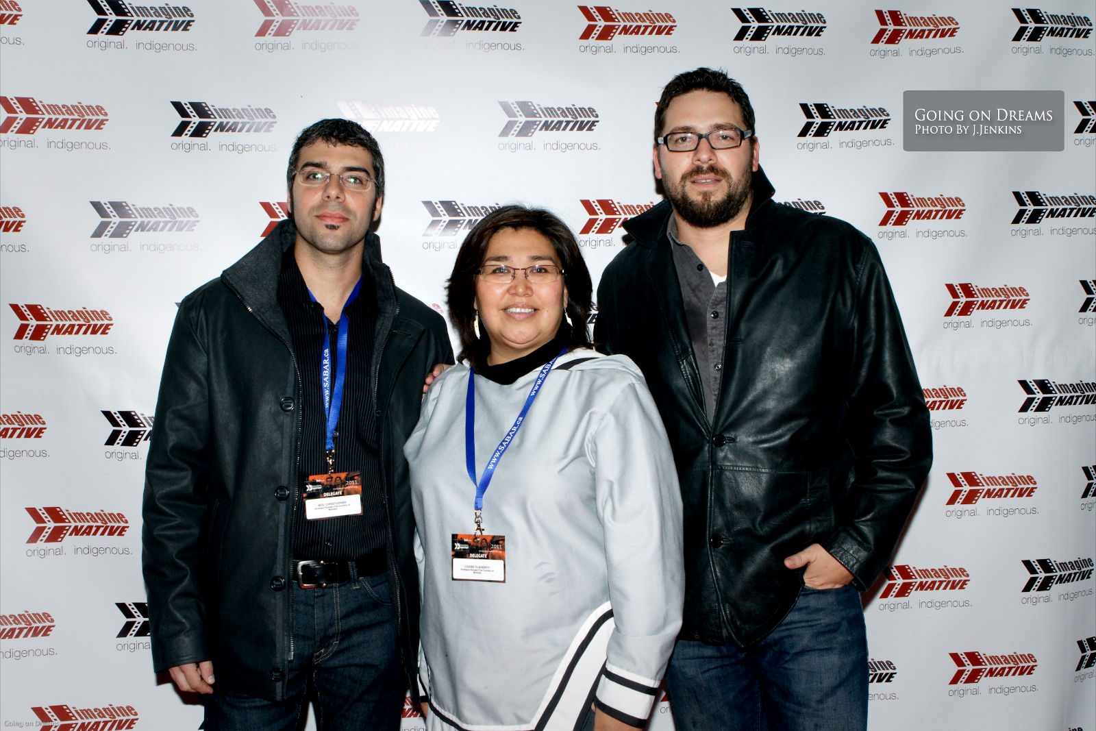 The Inhabit Media team at the TIFF Lightbox in Toronto, ON, during the premiere of Amaqqut Nunaat: The Country of Wolves. (October 2011)