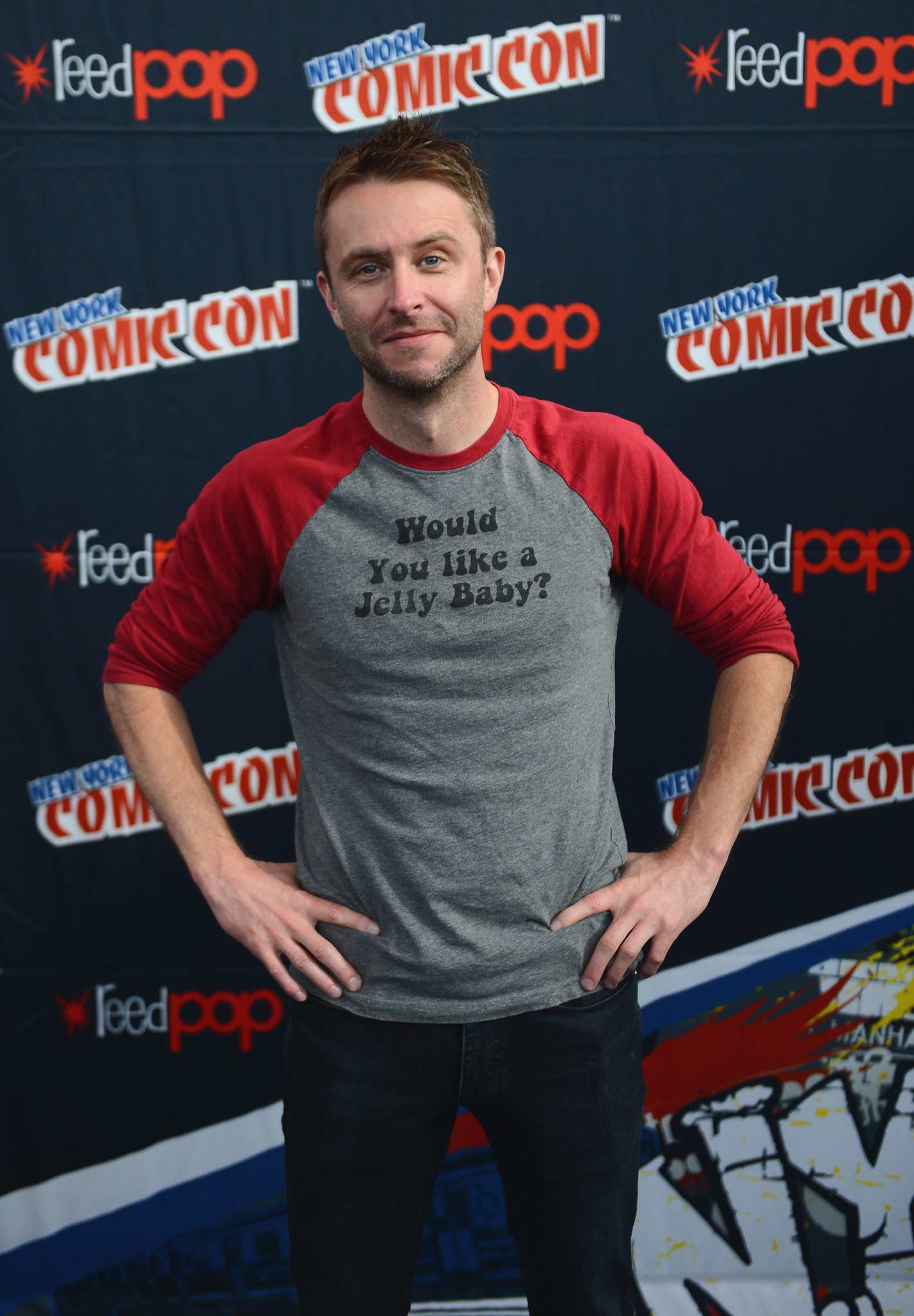 Chris Hardwick at event of Galingasis 6 (2014)