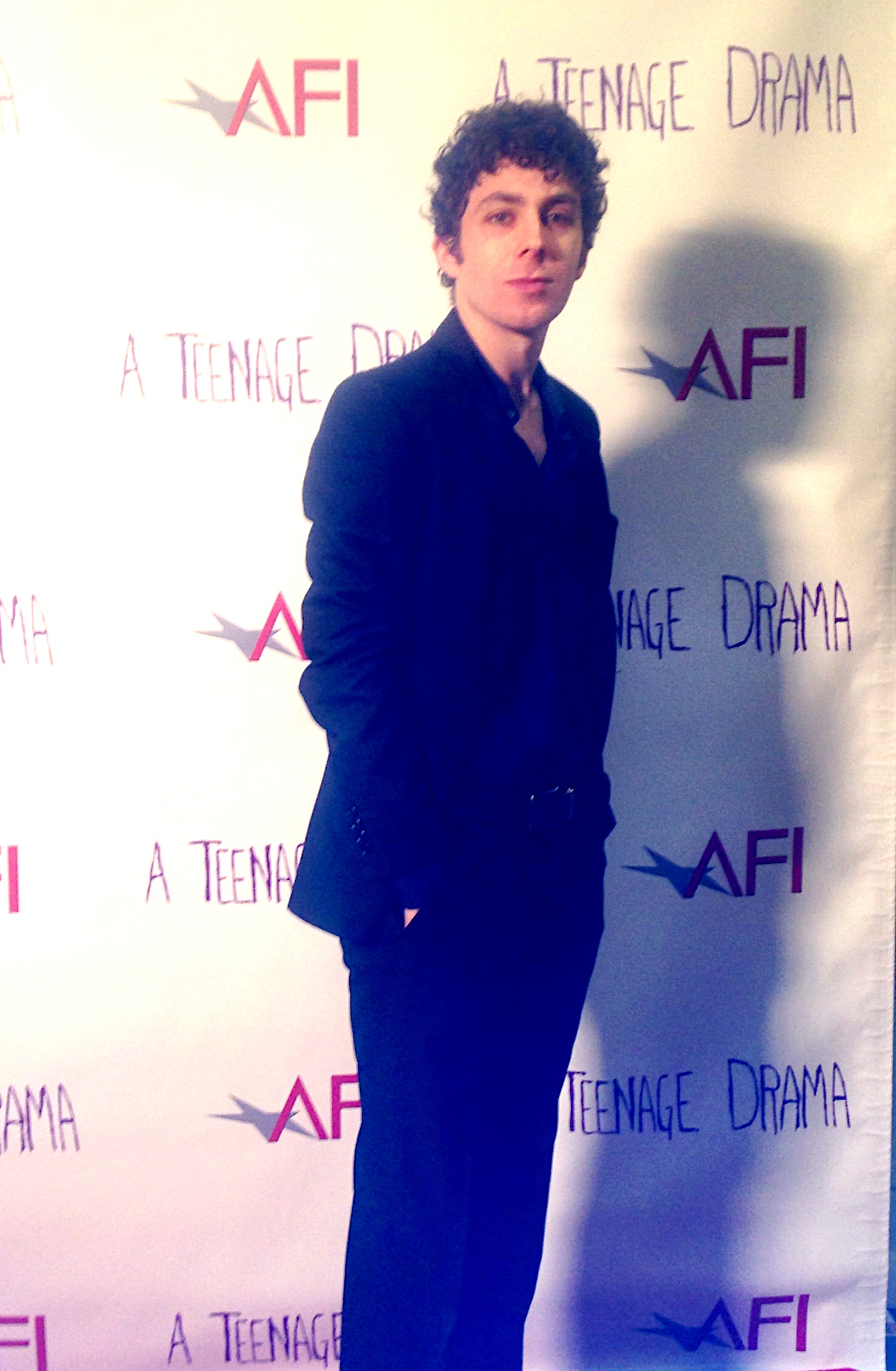 Alexander Crow at AFI premiere for A Teenage Drama.