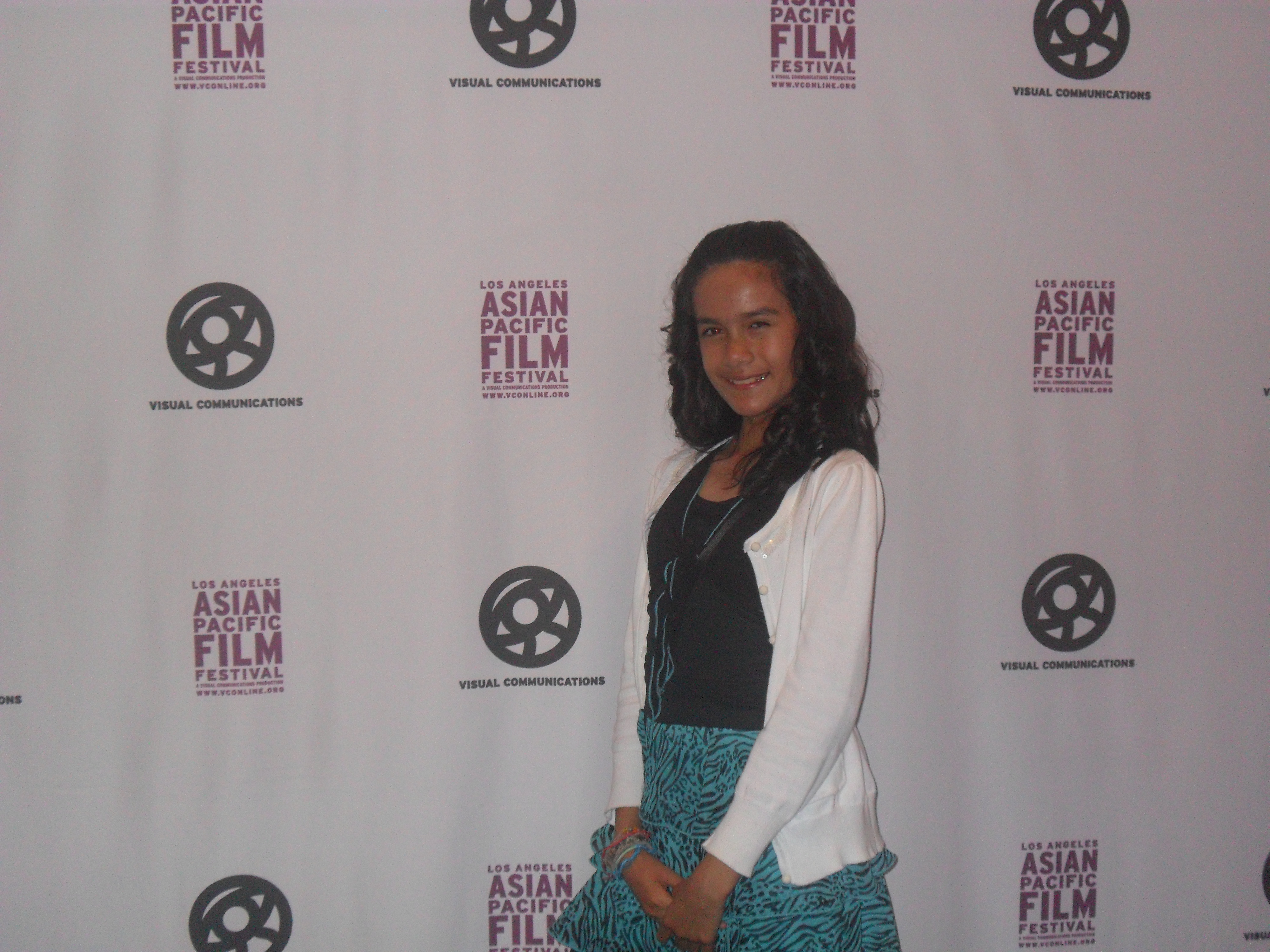 Emily at the Sunset Stories LA Premiere.