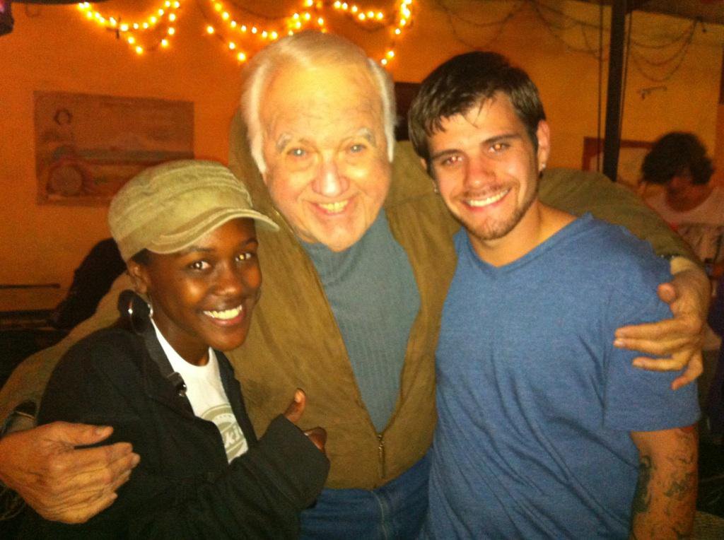 NYFA Mixer at Robano's Pizza with Chuck McCann and Claude Bragg.