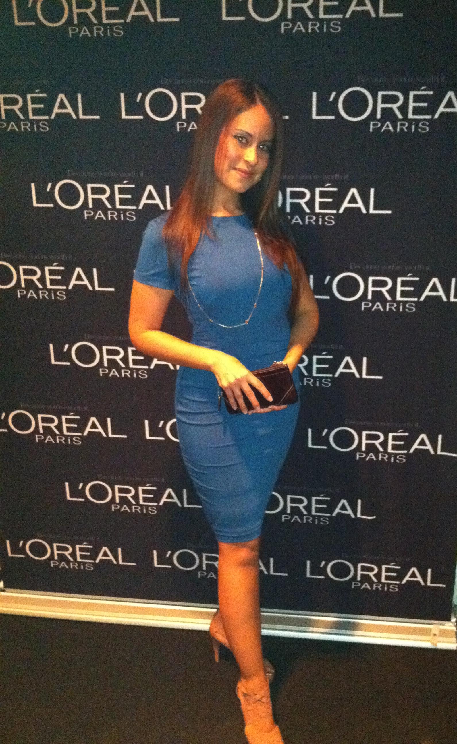 Lisann Valentin at the L'Oreal Golden Globes Lounge