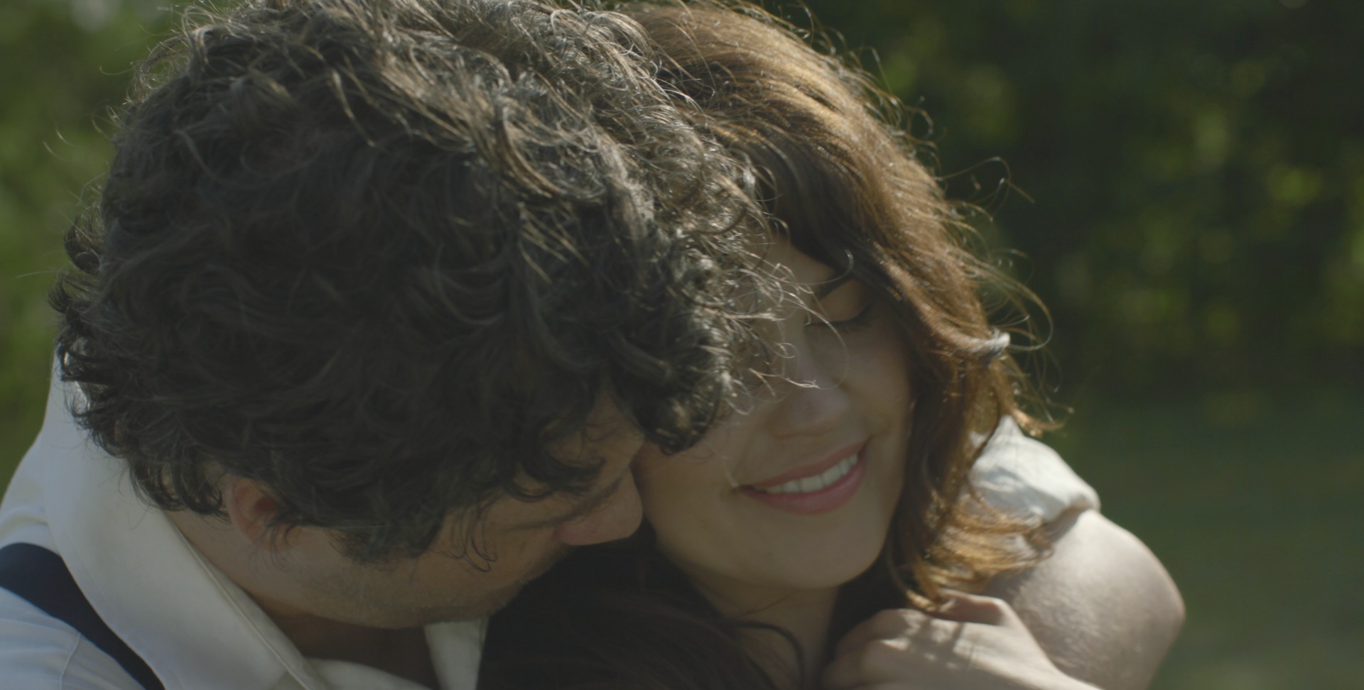 Still of Karen Labbe and Shane Callahan in Naked in the Blueberry Fields