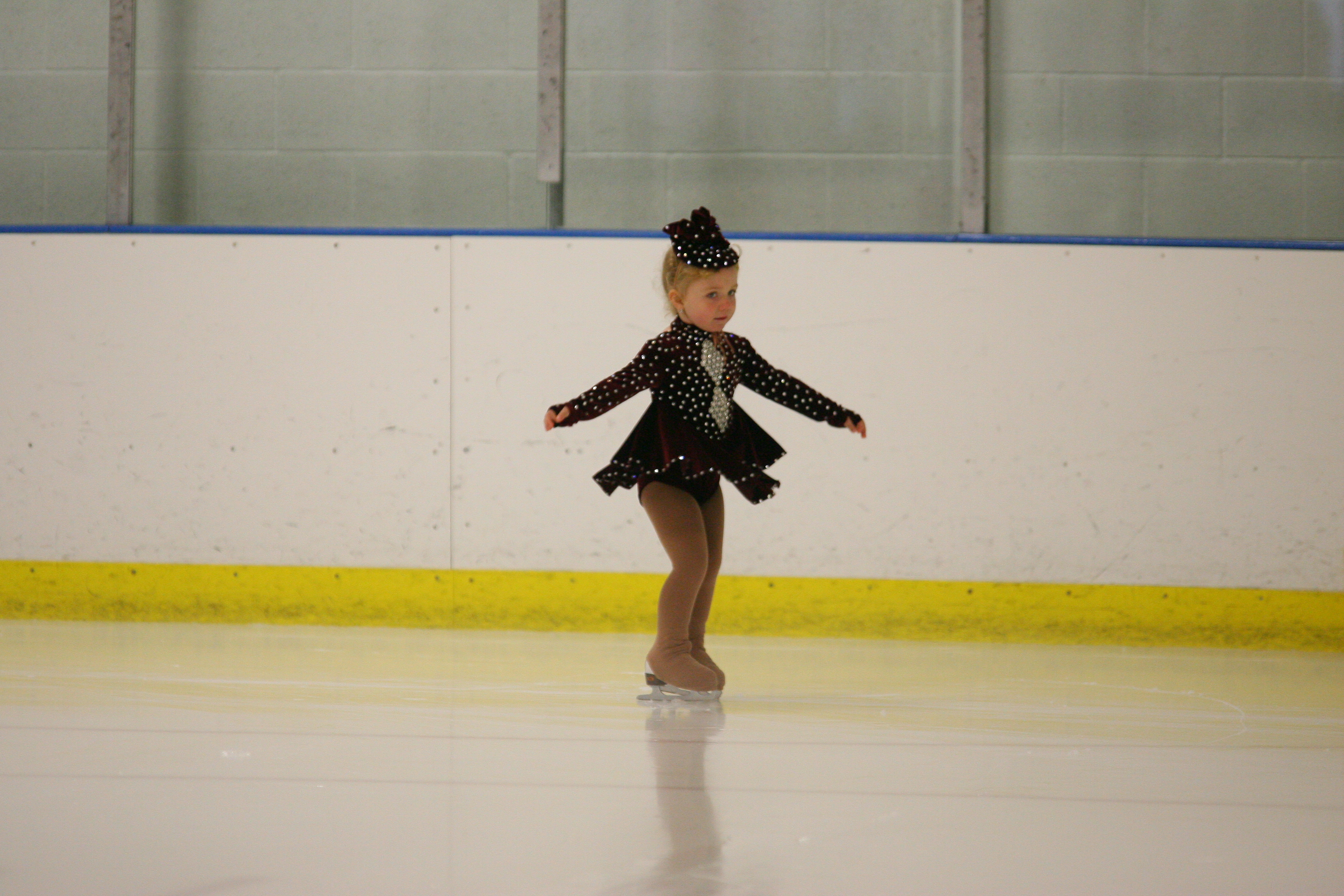 02/17/2012 Figure Skating Competition in Anaheim. Rosanna Won 1st Place Medal. Costume custom-designed and custom-made by Oxana Foss