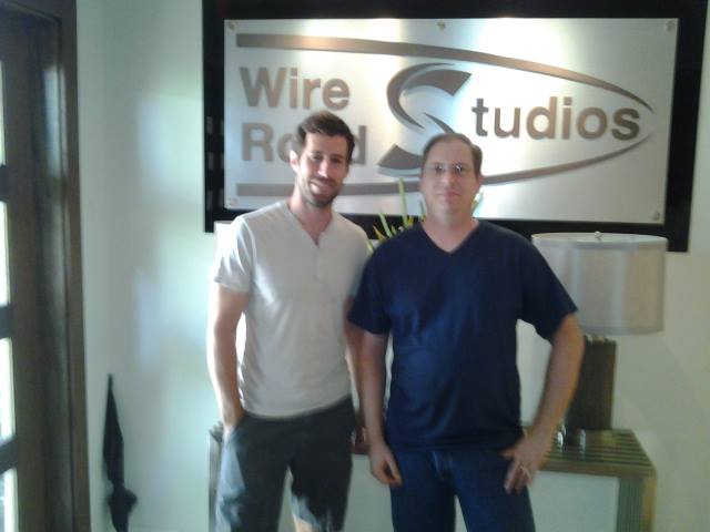 Doing a little ADR with Johs Cooke for Royal Pains!