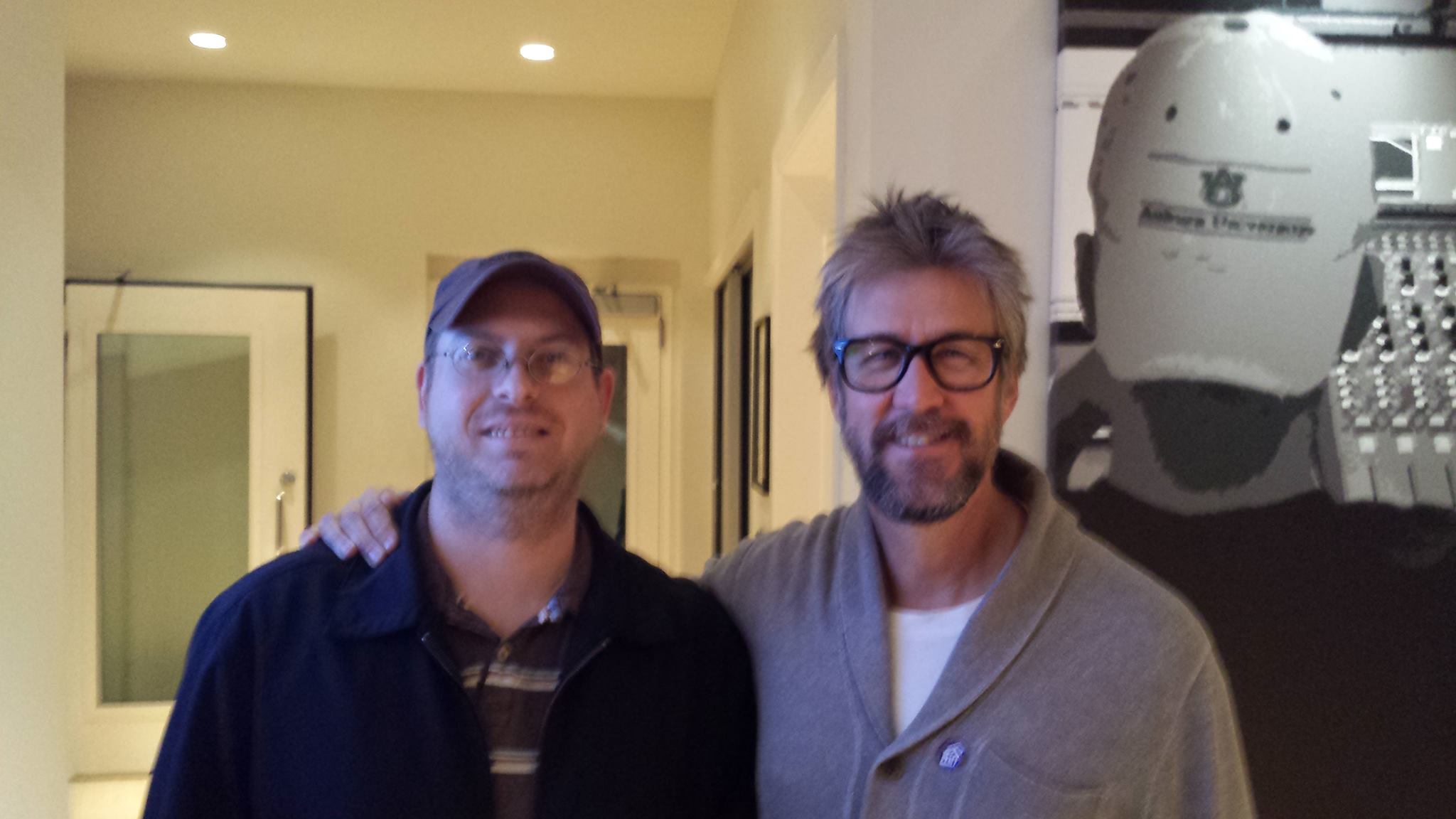 Doing a little TV Voice Over with Alan Ruck!