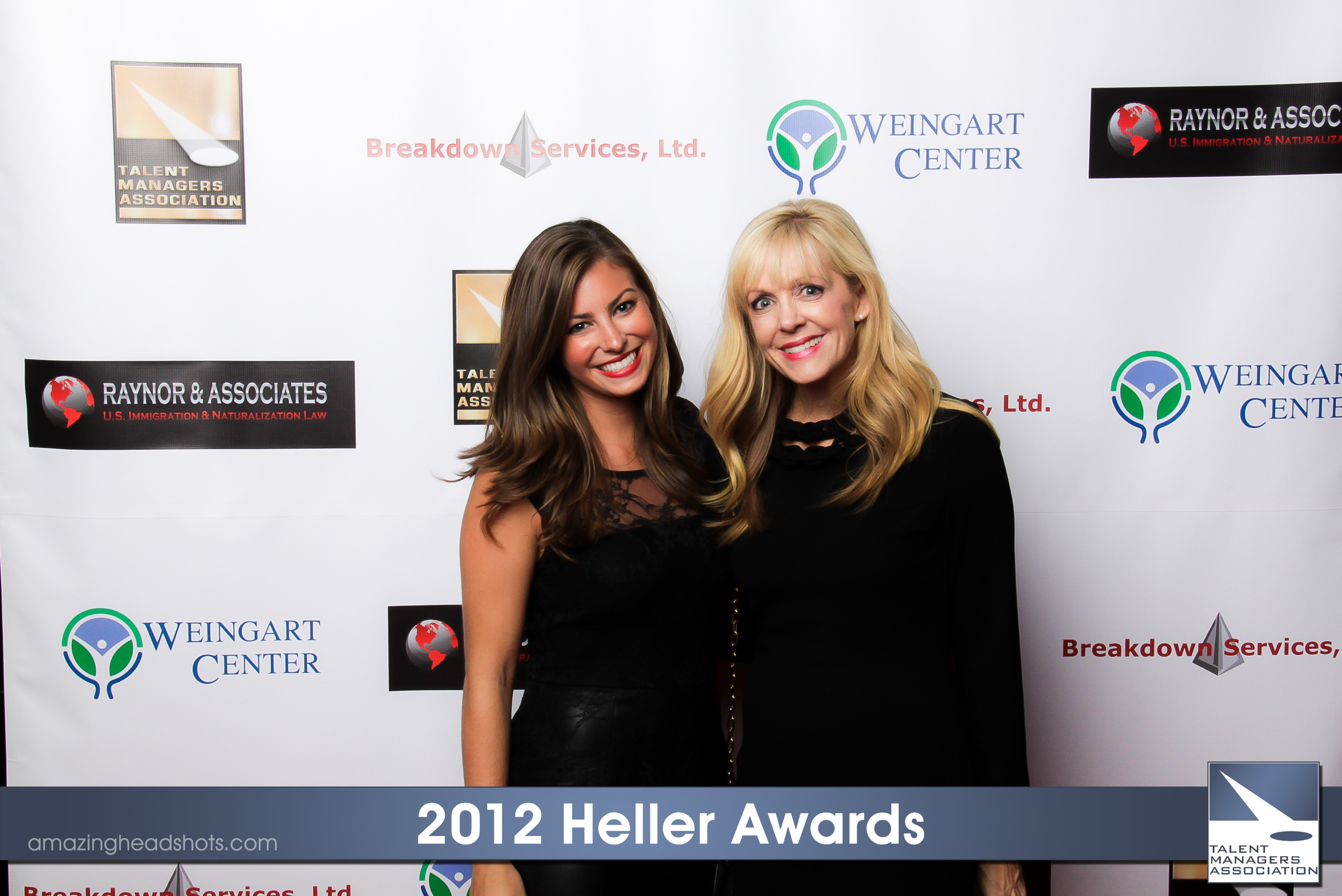 Lang Maddox and Daryn Simons at the 2012 Heller Awards