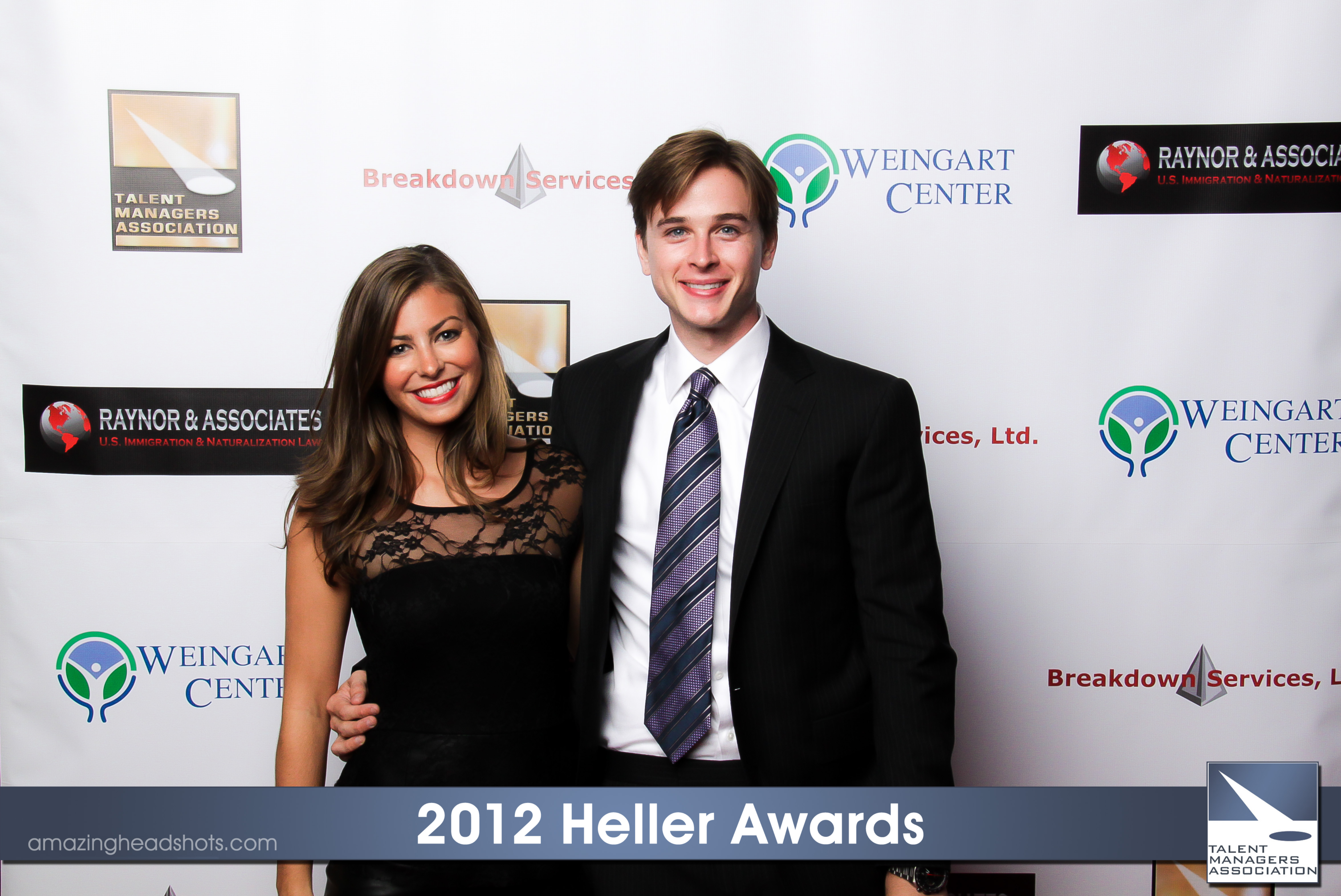 Lang Maddox and Grant Harling at the 2012 Heller Awards